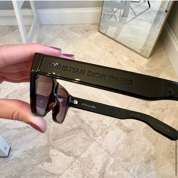 Dior Inside Out 2 54MM Rectangular Sunglasses color Tortoise - Picture 5 of 10